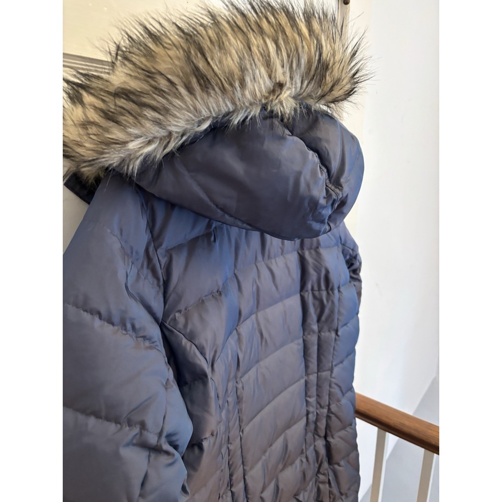 Lands' End Women's Hooded Gray Shimmer‎ Parka Coat Size 2X (20W-22W) $259 - Picture 9 of 10